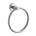 thumbnail image 2 of Abbracc Simple Towel Rings for Bathroom Hand Towel Holder Racks Wall Mounted Accessories Brushed, 2 of 8