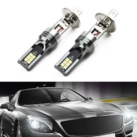 2pcs 14000LM Car H1 Headlight Globes Bulbs LED Lamp High Low Beam Cool White 6500K
