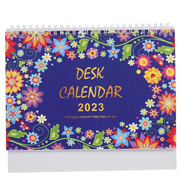 Calendar 2023 Desk Standing Table Monthly Desktop Planning Office