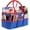 Blue, variant on Blue Art and Craft Storage Tote, 600D Nylon Multi-Pocket Caddy for Sewing, Scrapbooking & Teacher Supplies, Large Capacity Bag