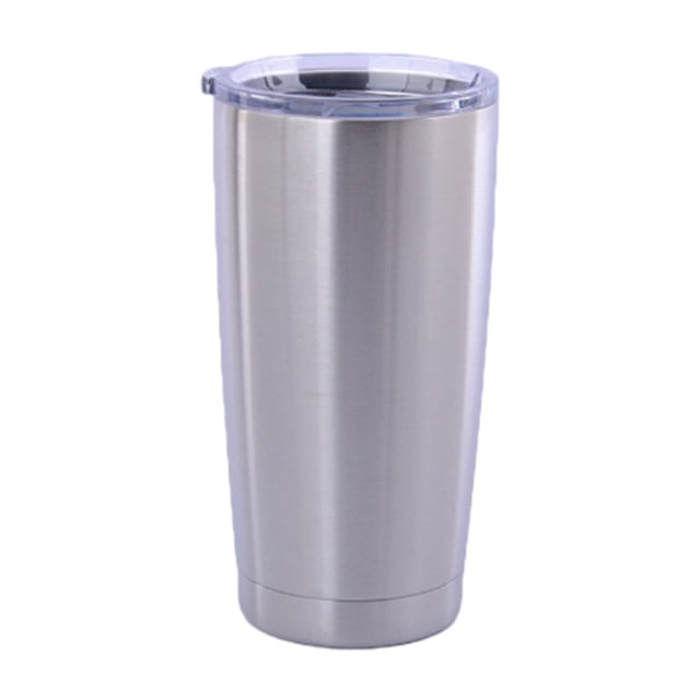 Vaso de 20 oz con tapa, vaso de viaje de acero inoxidable de doble pared con aislamiento al vacío, taza de café con aislamiento duradero, con revestimiento de polvo azul marino, taza térmica con tapa