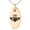 Rose, variant on Stainless Steel Celtic Claddagh Unity Engraved Small Oval Charm Pendant Necklace
