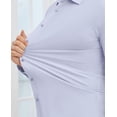 thumbnail image 2 of Youclos Long Sleeve 4-Way Stretch Dress Shirts for Men Button Down Shirt Muscle Fit, 2 of 6