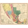 thumbnail image 2 of Tanner 18x15 Gold Ornate Wood Framed with Double Matting Museum Art Print Titled - Texas - Mexico - Tanner 1847, 2 of 4