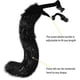thumbnail image 4 of Sjjyv Faux Fur Fox Tail Cat Wolf Cosplay Costume Set Plush Mask Fluffy Paw Gloves Halloween Christmas, 4 of 5