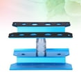 thumbnail image 4 of Masteelf Blue Metal RC Car Repair Stand with Stable Work Platform for 1/8 1/10 1/16 Scale Models Adjustable Height and Portable, 4 of 10