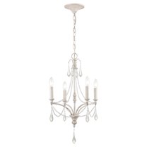 Elk Home 16-Inch Wide French Parlor Chandelier, Vintage White