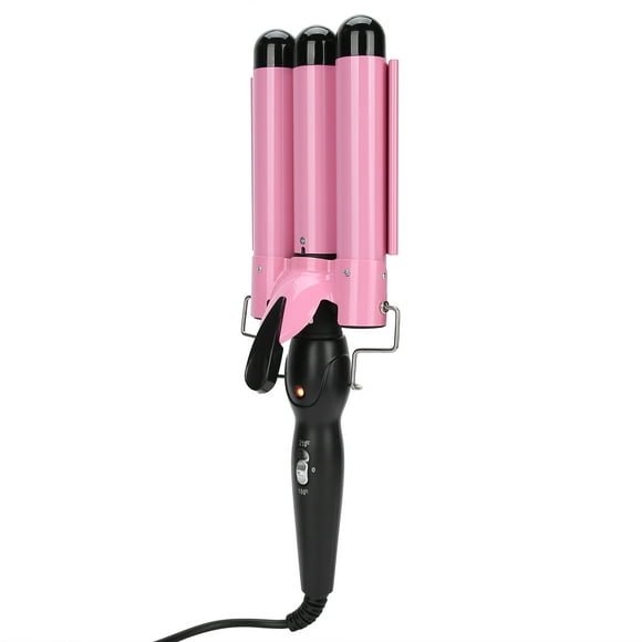 Spptty Electric Hair Waver,3 Barrel Curling Iron Wand Adjustable Hair Curler Waver Crimper Hair Styling Tool 110V~240V,Hair Curling Iron Wand