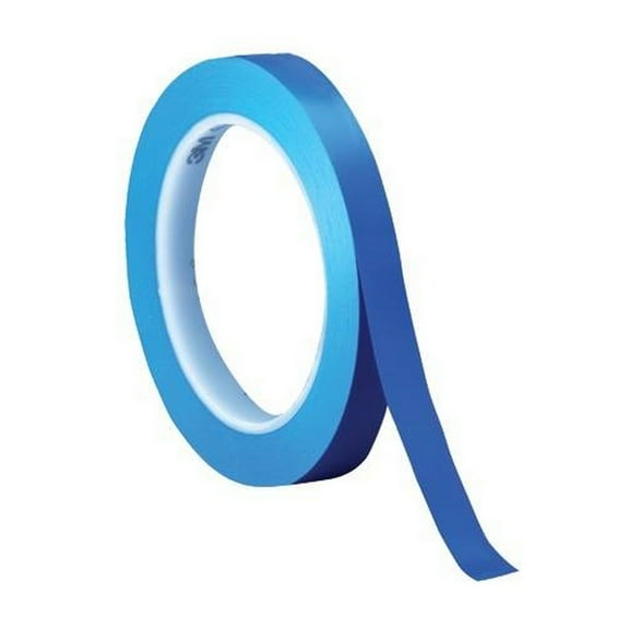 3M Vinyl Tape 471 Blue 1/4" X 36 Yard Roll (3 Pack)