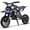 Blue, variant on 50cc dirt bike, Perfect Starter Kids Dirt Bike for adventure,Sturdy Gas Dirt Bike for Beginner 42×28×28in,2-Stroke,Red