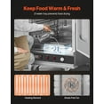 thumbnail image 3 of KFFKFF Hot Box Food Warmer, 16-Tier Large Concession Warmer with Water Tray, Glass Single-door and Adjustable Shelves, Stainless Steel Food Warmer Cabinet, 3 of 9