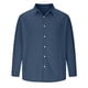 thumbnail image 4 of Blusa y camisa de manga larga con cuello vuelto para hombre, blusa informal de moda con cuello vuelto y botones, blusa de manga larga para hombre, 4 of 6