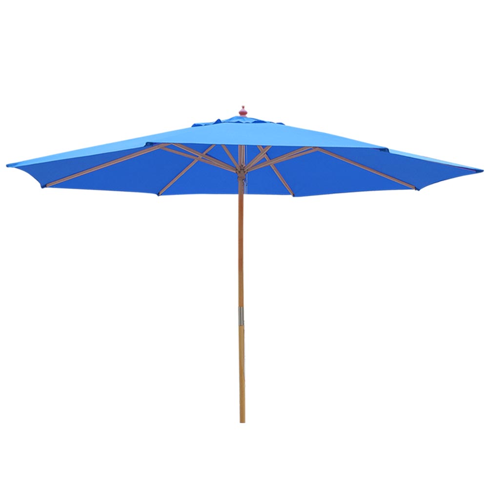Yescom 13ft Xl Outdoor Patio Wooden Umbrella W German Beech Wood Pole Beach Yard Garden Wedding Cafe Garden Walmart Com Walmart Com