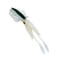 thumbnail image 2 of Señuelo suave para pesca, faldas de calamar vívidas, para lubinas de agua dulce y salada Blanco verde, 2 of 8