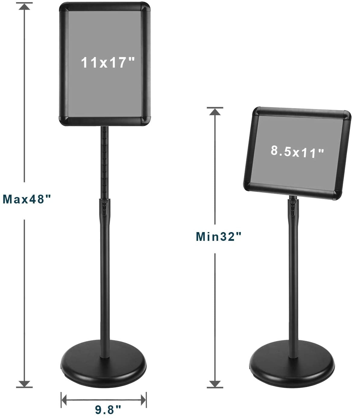 5PCS 3"/5"/7"/9" Picture Easel Stand Plate Pedestal Display Holder Mount Rack US 