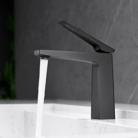Boovnll Bathroom Faucet Handle Bathroom Sink Faucet Bathroom Vanity Sink Faucets with Faucet Supply Lines Hole
