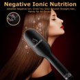thumbnail image 6 of Ionic Hair Straightener Brush by COOLKESI, 30s Fast MCH Ceramic Heating Hair Straightening Brush with Anti Scald Feature, Auto-Off & Dual Voltage, Portable Frizz-Free Silky Electric St, 6 of 7