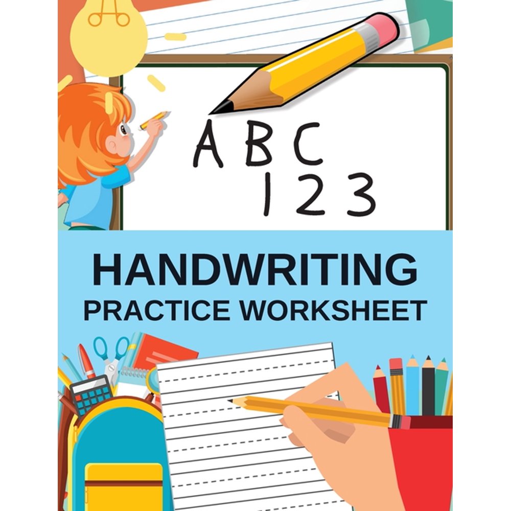 Handwriting Practice Worksheet: Preschool Writing Paper - Learn to