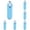 Blue, variant on 2-in-1 Box Cutter and Thermal Label Eraser, Ink Remover Pen with Privacy Cover Fluid, Portable Express Bill Cleaning Tool, Multi-Functional Office Supply for Label Cutting and Information Shielding