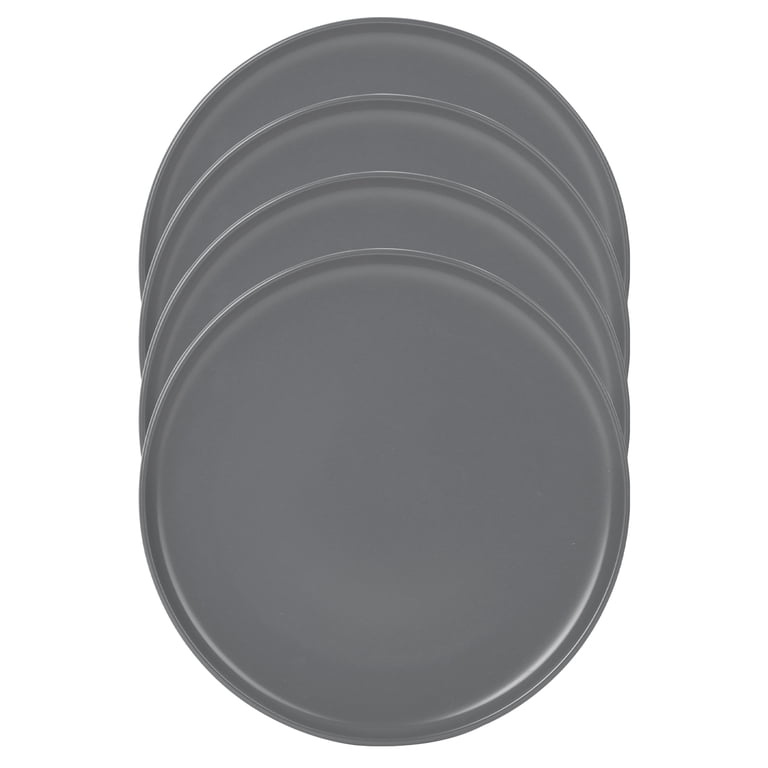 Mainstays Alessandra Gray Stoneware Dinner Plate - Walmart.com