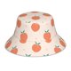 thumbnail image 1 of Fotbe Orange Peach Sombrero Tipo Pescador con Estampado – Sombrero de Sol de Algodón de Moda para Playa, Golf, Pesca, 1 of 6