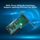 thumbnail image 5 of Tholdsy Convertidor de adaptador de tarjeta vertical de tarjeta de expansión PCI SATA + IDE para computadora portátil Juegos de teclado y mouse para computadora, 5 of 6