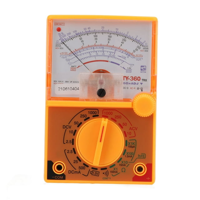 Multimètre, Design Humanisé Voltmètre Analogique Balance Haute Définition Multiples Plages de Mesure pour Usage Industriel