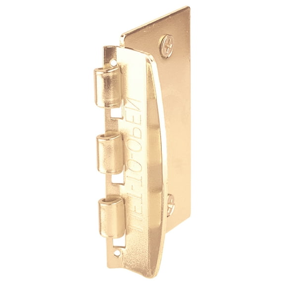 2-3/4 in. Door Lock Steel Brass-Plated Flip-Action Door Lock