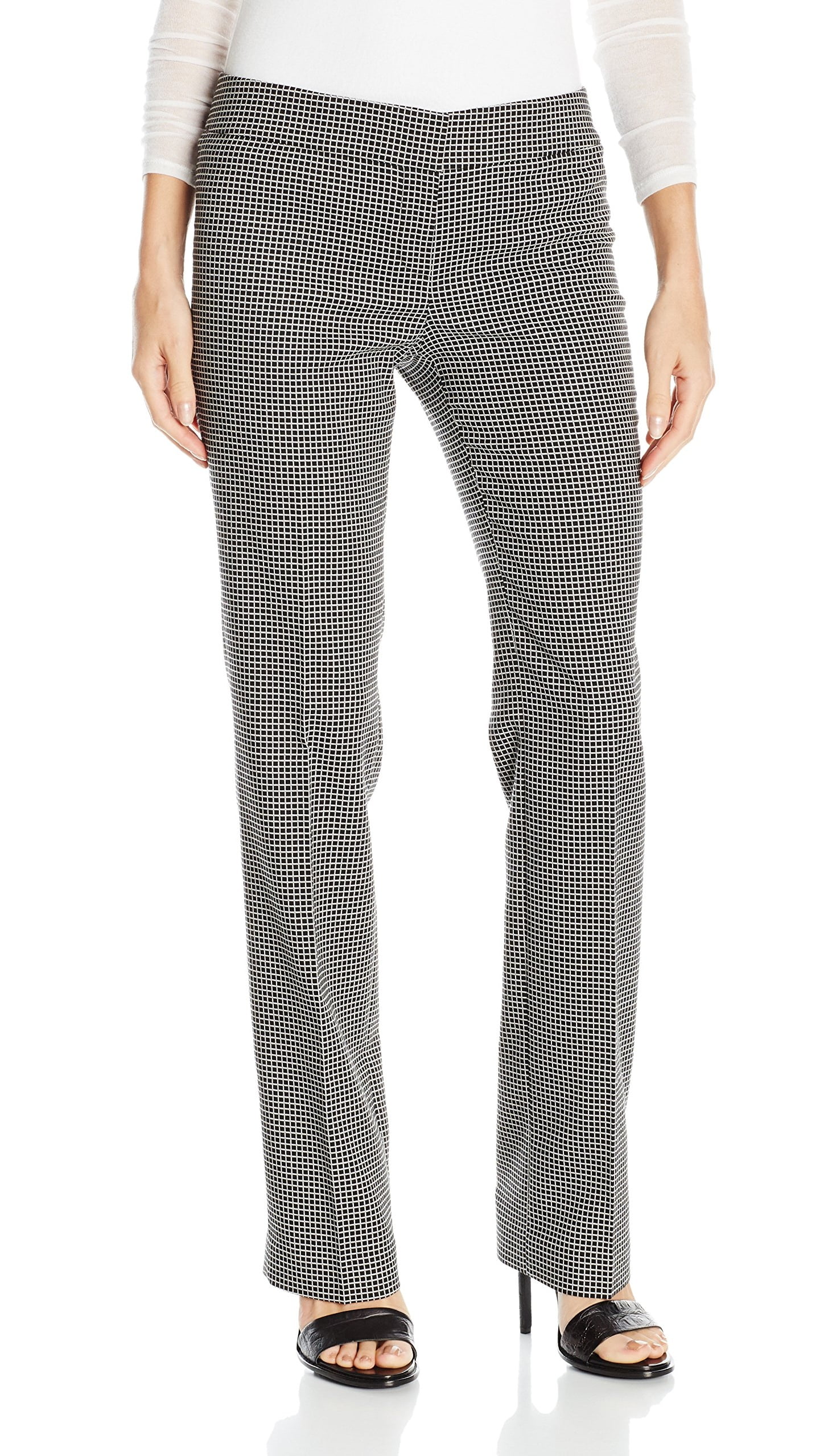 womens black dress pants walmart