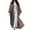 Khaki, variant on Abaya Dress for Modern Women's Fashion Turkish Style Long Sleeve Loose Fit Cardigan Robe Abaya for Casual Wear