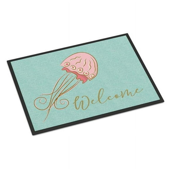 Jelly Fish Welcome Indoor or Outdoor Mat - 18 x 27 in.