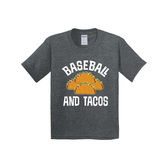 Inktastic Baseball and Tacos Youth T-Shirt