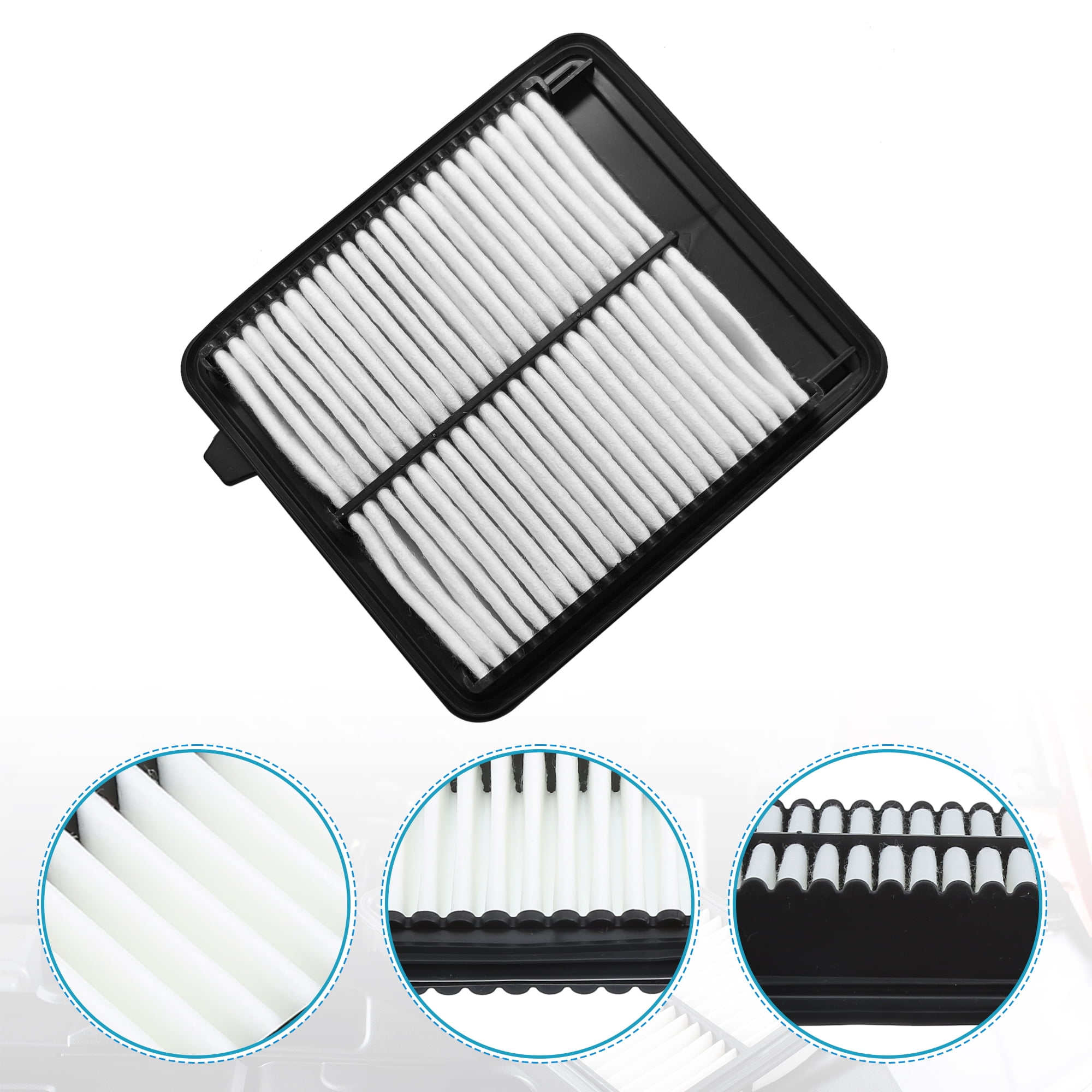 Unique Bargains 1pc Car Engine Air Filter Replacement Fit for HONDA N-BOX JF3/JF4