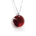 thumbnail image 2 of Juego de aretes y cadena con dije Xilion ZVEZDA plata mexicana ley .925 escarlata, 2 of 5