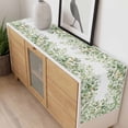 thumbnail image 4 of Spring Eucalyptus Leaves Table Runner - 72 Inch Long, Kitchen Dining Table Runner Dresser Scarves, Green Summer Botanical Farmhouse Decor for Coffee Tables Wedding Party Banquet, 4 of 8