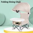 thumbnail image 3 of Asiento de Refuerzo de Vije para Bebés Portátil, Cinturón de Seguridad para Niños Bandeja extraíbles asiento Portátil para Bebés para Uso Exterior Al Aire Libre, 3 of 7