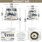 BZSMCE Table Lamp Creative Tropical Vibes Pattern Simple Pattern Night Light