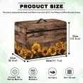 thumbnail image 7 of SEANATIVE Wood Sunflower Dust Cover for Sewing Machine Aesthetic Sewing Machine Cover Protective Dust Cover for Most Standard Sewing Machines Cover Accessories, 7 of 7