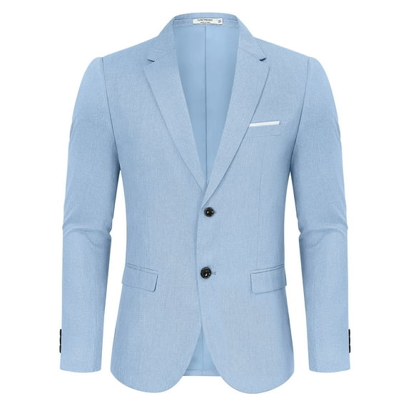 Men's lightweight business jacket with two button tops