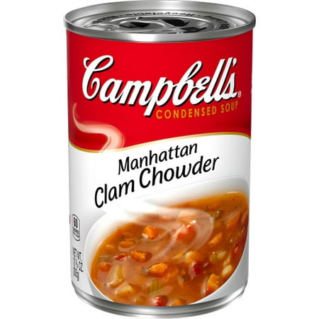 Campbell's Condensed Manhattan Clam Chowder, 10.75 oz. Can - Walmart.com