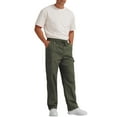 thumbnail image 5 of GIRUNS Mens Casual Cargo Pants Baggy Straight Leg Sweatpants with Pockets Hiking Trousers, 5 of 6