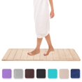 thumbnail image 1 of Memory Foam Bathroom Bath Rugs Absorbent Non-Slip Bath Rugs Washable Bath Mat - 40 x 120 cm, Beige, 1 of 7