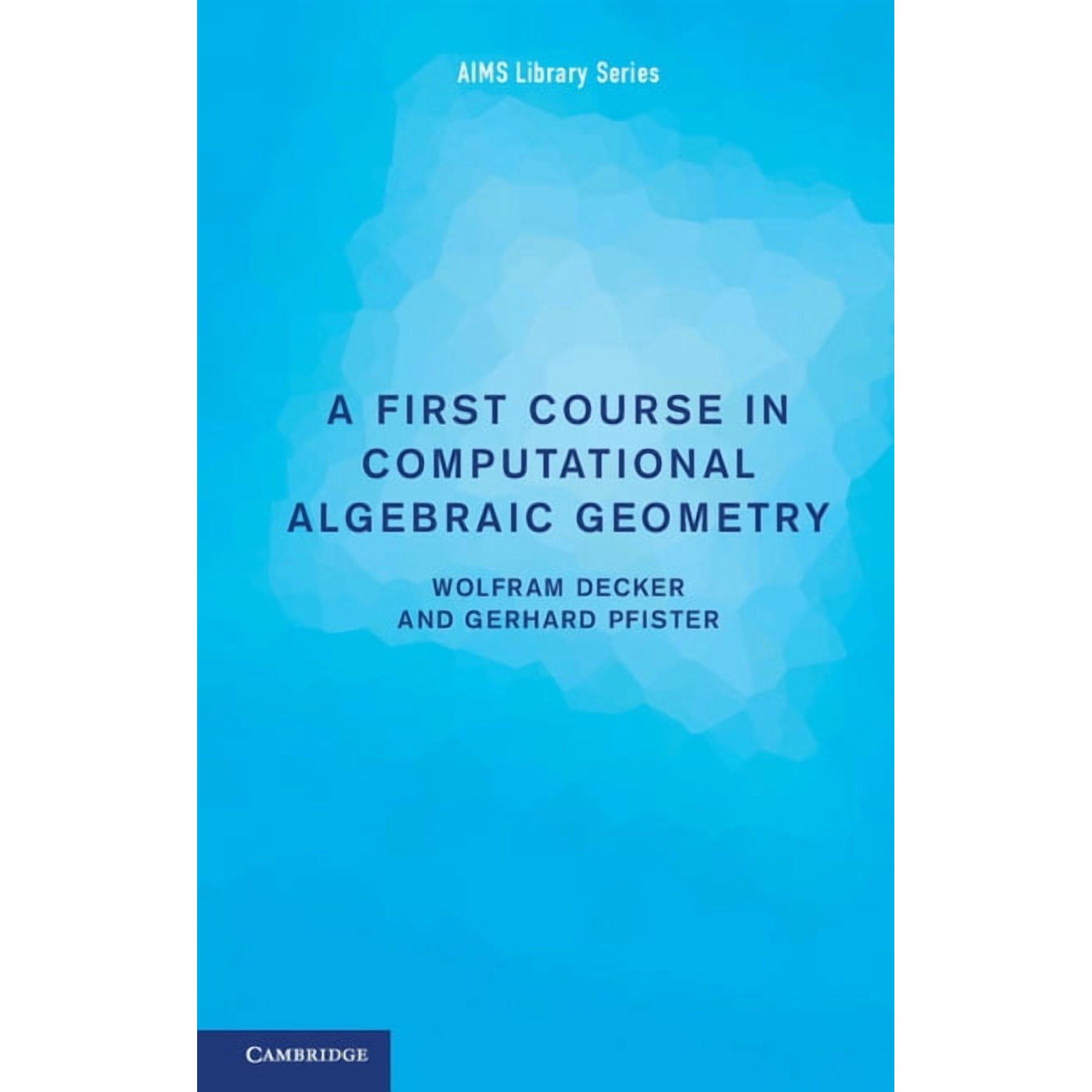Aims Library of Mathematical Sciences A First Course in Computational Algebraic Geometry Book 4 (Paperback)