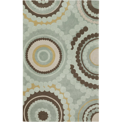 Surya Cosmopolitan Seafoam/Tan Rug