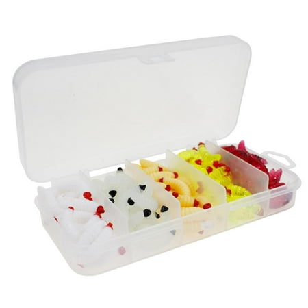 125Pcs Wackier Worm Fishing Lures Set Lures Fishing Wackier Soft Silicone Lures