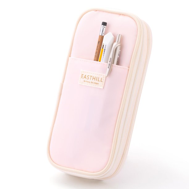 Estuche para lápices EASTHILL de gran capacidad para niñas adolescentes, color rosa