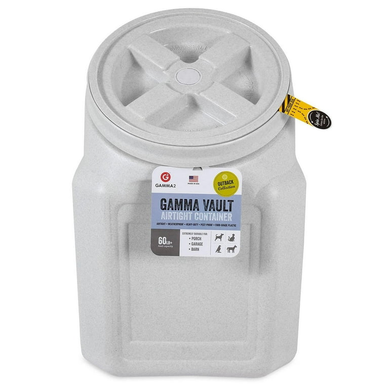 Airtight stackable top pet food container