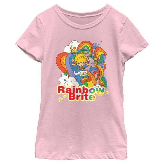 Girl's Rainbow Brite Tangled Slide Graphic T-Shirt