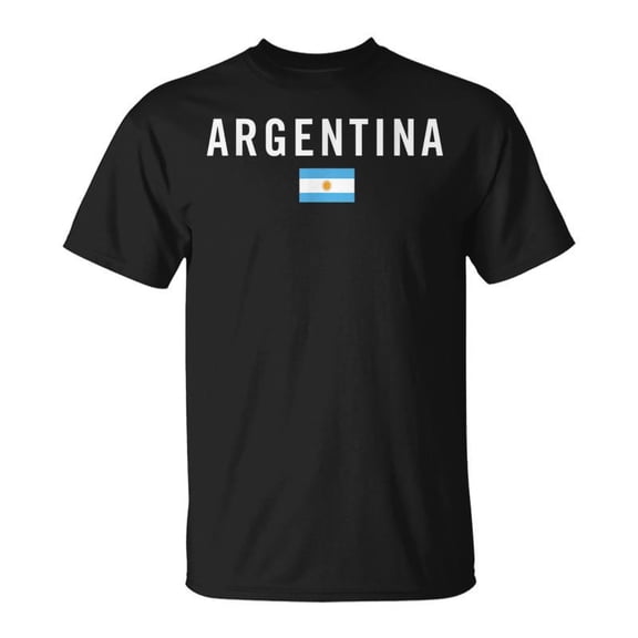 Argentina Flag Patriotic Flag Argentina Soccer Supporter Tshirt