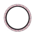 thumbnail image 2 of Lsque Purple Watercolor Flowers Ultra Soft Car Steering Wheel Cover for Women, Standard 15 inch Size for Truck Van SUV Auto, 2 of 8
